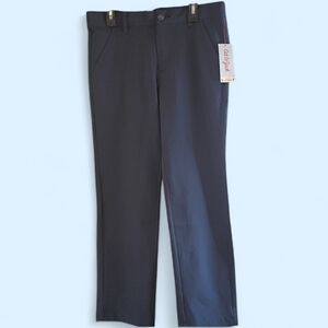 NWT Cat & Jack Boys 12 Husky Navy School Uniform Dress Pants Button Solid